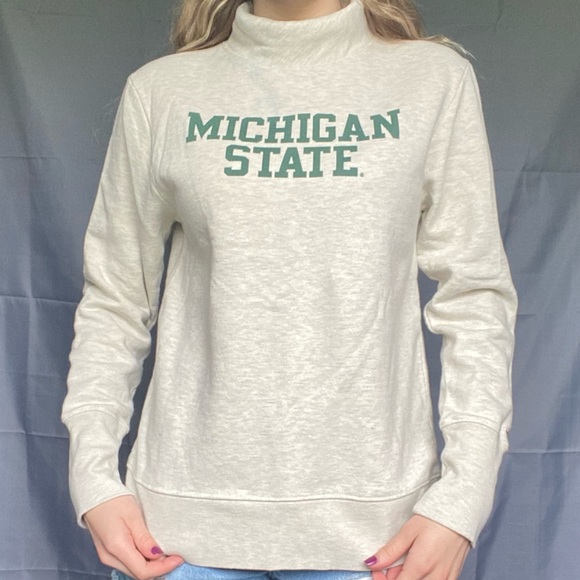 Michigan State Medium League Thick Soft Longsleeve Turtleneck Sweater - Picture 3 of 16